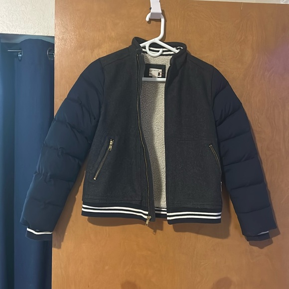 Crewcuts Sherpa-Lined Bomber Jacket, Wool, Down, & Feathers - Picture 1 of 4